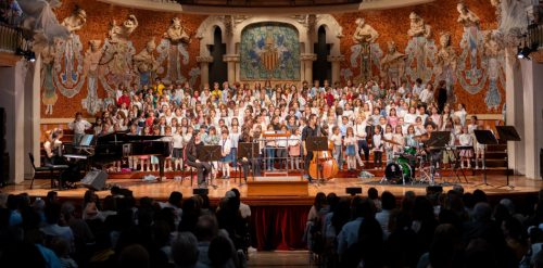 Alumnes de les Escoles Liceu van participar als concerts del Cicle Liceu Familiar al Palau de la Música Catalana