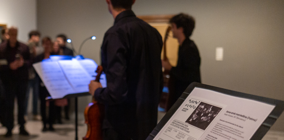 Els alumnes de Composició i Interpretació del Conservatori Superior Liceu participen al projecte “Musicant Picasso”