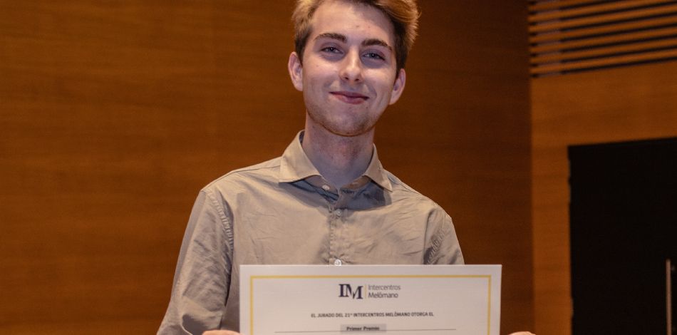 Pablo Turlo, alumne del Conservatori Liceu, guanya el Primer Premi en el 21è Certamen Intercentros Melómano