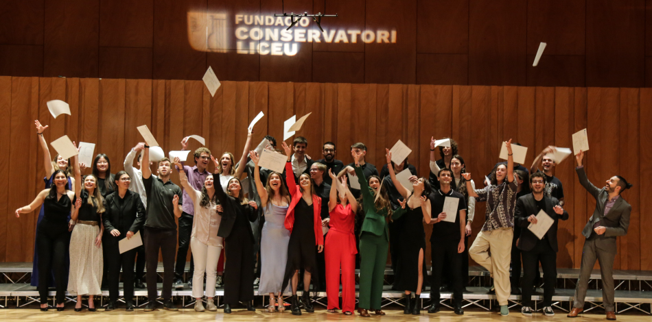 El Centre Professional Conservatori Liceu finalitza el curs acadèmic amb diversos concerts de les formacions del centre a l’Auditori i al Live Room Conservatori Liceu, i amb l’acte de graduació de la promoció d’alumnes del curs 2022-23