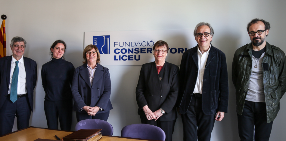 El ministre d’Universitats, Joan Subirats, visita la Fundació Conservatori Liceu