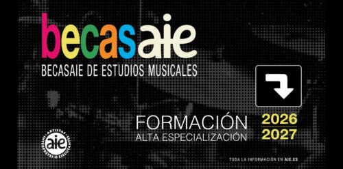 Nova convocatòria de Beques AIE per a cursar estudis musicals el curs 2026-2027