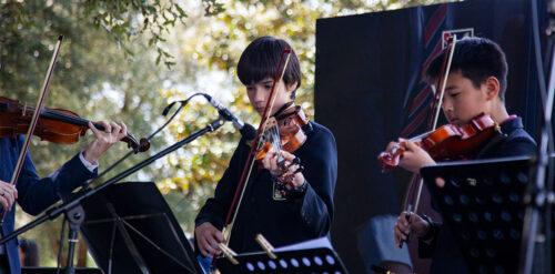 El col·legi Viaró celebra el 15è aniversari de la seva escola de música, vinculada a la Fundació Conservatori Liceu