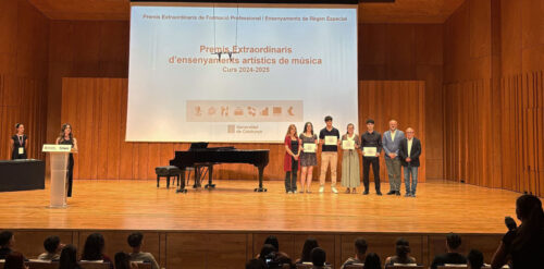 Víctor Puigbò i Maria Vidal, alumnes del Conservatori Liceu, guardonats als Premis Extraordinaris dels Ensenyaments Artístics Professionals