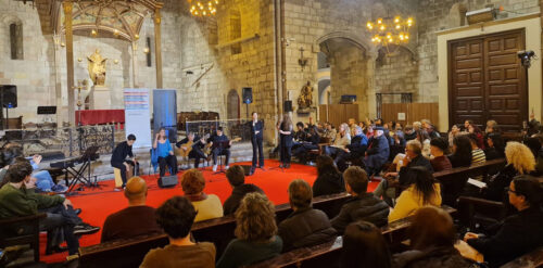 L’alumnat del Centre Professional del Conservatori del Liceu participa en un concert solidari a l’Església de Santa Anna en el marc de la Setmana Cultural    