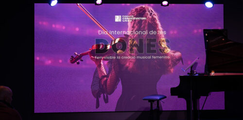 El Conservatori Liceu celebra la creació musical femenina en el marc del Dia Internacional de les Dones