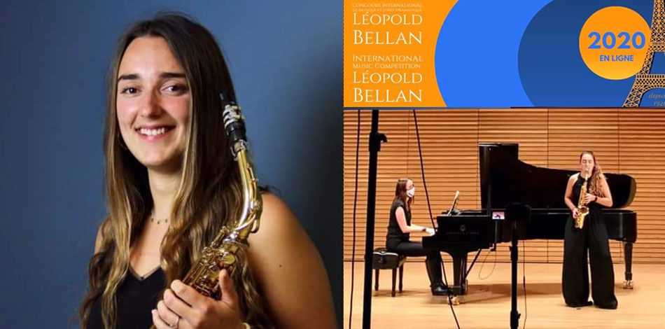 Maria Torres, exalumna de la Fundació Conservatori Liceu, guanyadora del Primer premi al Concurs Internacional Léopold Bellan