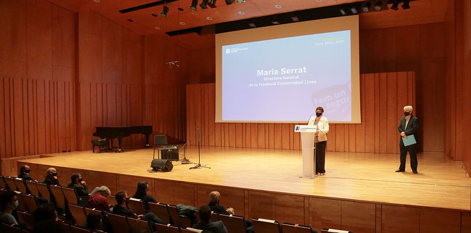 El Centre Superior de la Fundació Conservatori Liceu celebra l’inici de curs 2020-2021