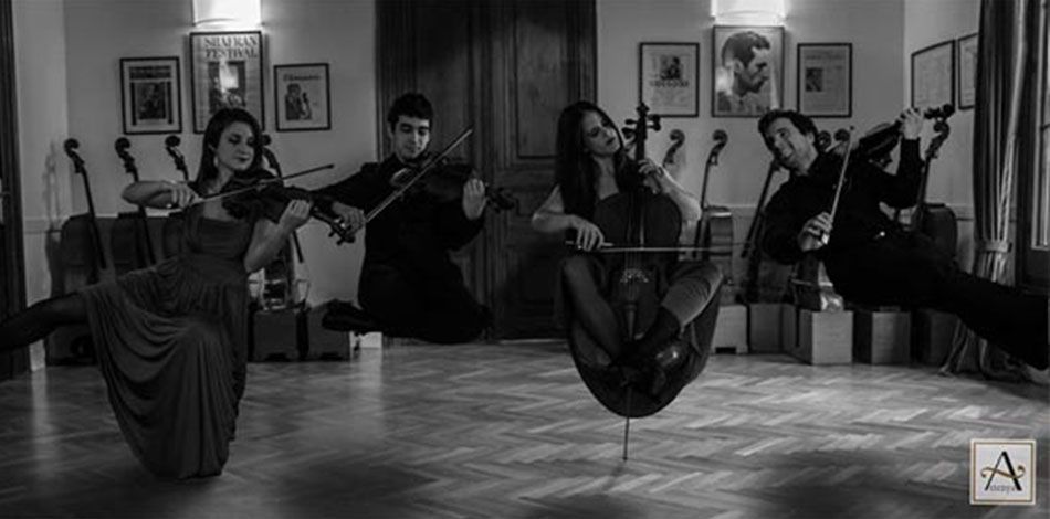 El Quartet Attenya, format per exalumnes del Centre Superior Liceu, actua a la temporada de concerts «Música d’Ara» 2020