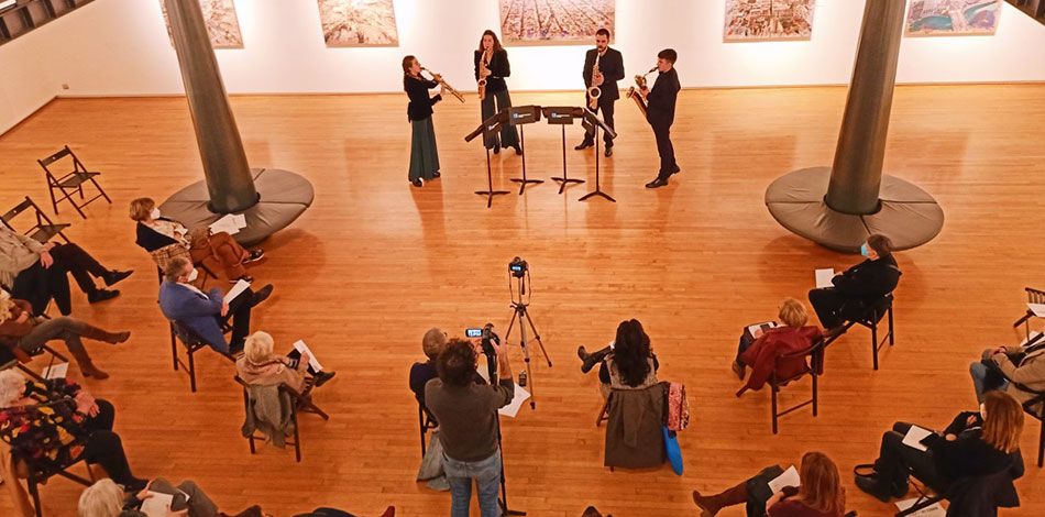 Els alumnes del Centre Superior de la Fundació Conservatori Liceu participen al cicle “Afinitats” a la prestigiosa Sala Parés de Barcelona